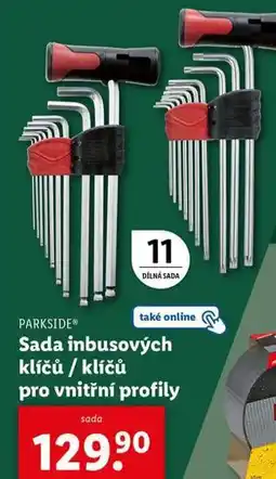 Lidl Sada klíčů pro vnitřní profily nabídka