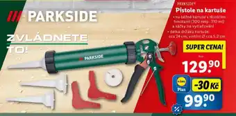 Lidl Pistole na kartuše nabídka