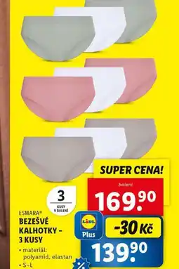 Lidl Bezešvé kalhotky nabídka