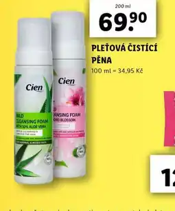 Lidl Cien pleťová čistící pěna nabídka