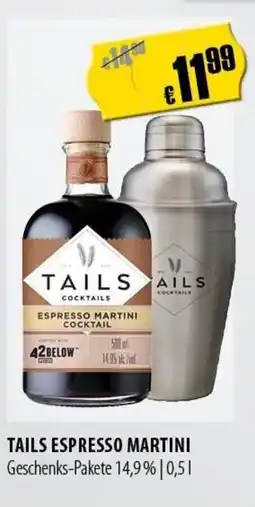 FreeOneShop Tails espresso martini nabídka