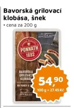 Můjobchod Bavorská grilovací klobása, šnek nabídka
