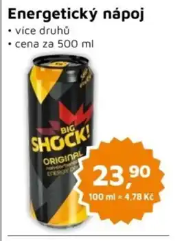 Můjobchod BIG SHOCK! Energetický nápoj nabídka