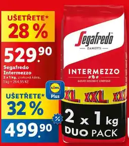 Lidl Segafredo Intermezzo, 2x 1 kg nabídka