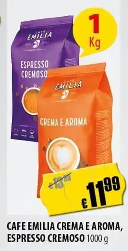 FreeOneShop Cafe emilia crema e aroma, espresso cremoso nabídka