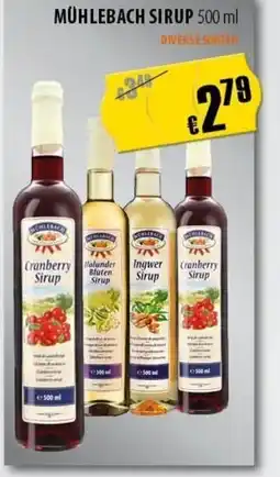 FreeOneShop Mühlebach sirup nabídka