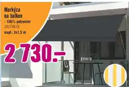 Hornbach Markýza na balkon nabídka
