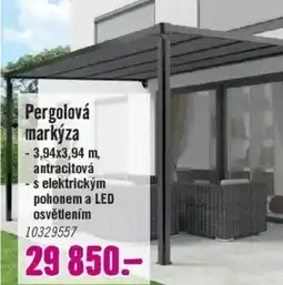 Hornbach Pergolová markýza nabídka
