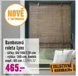 Hornbach Bambusová roleta Lynx nabídka