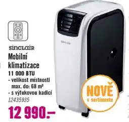 Hornbach Sinclair Mobilní klimatizace nabídka
