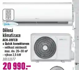 Hornbach Dělená klimatizace ACH-09FCB nabídka