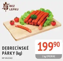 Coop hb Debrecínské párky nabídka