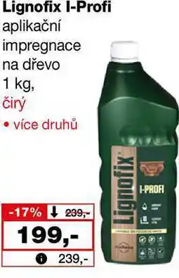 Barvy a laky drogerie Lignofix I-Profi aplikační impregnace na dřevo 1 kg, čirý nabídka