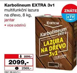 Barvy a laky drogerie Karbolineum EXTRA 3v1 multifunkční lazura na dřevo, 8 kg, jantar nabídka