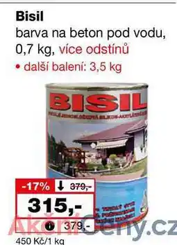 Barvy a laky drogerie Bisil barva na beton pod vodu, 0,7 kg nabídka