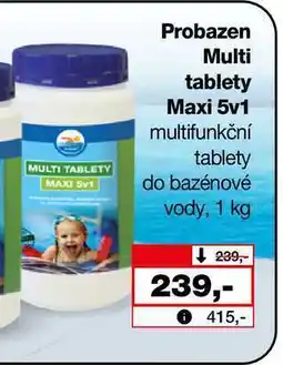 Barvy a laky drogerie Probazen Multi tablety Maxi 5v1 multifunkční tablety do bazénové vody, 1 kg nabídka