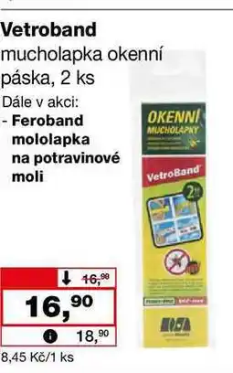 Barvy a laky drogerie Vetroband mucholapka okenní páska, 2 ks nabídka