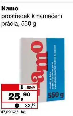 Barvy a laky drogerie Namo prostředek k namáčení prádla, 550 g nabídka