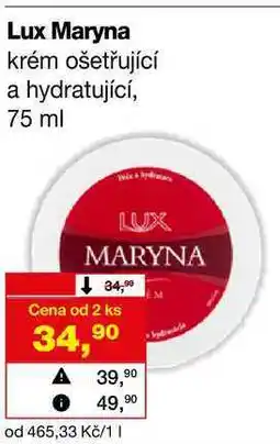 Barvy a laky drogerie Lux Maryna krém ošetřující a hydratující, 75 ml nabídka