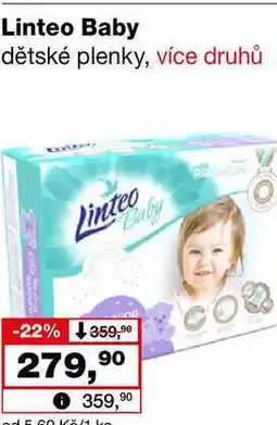 Barvy a laky drogerie Linteo Baby dětské plenky, více druhů nabídka