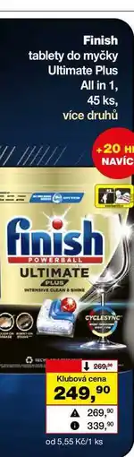 Barvy a laky drogerie Finish tablety do myčky Ultimate Plus All in 1, 45 ks nabídka