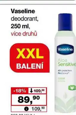 Barvy a laky drogerie Vaseline deodorant, 250 ml nabídka