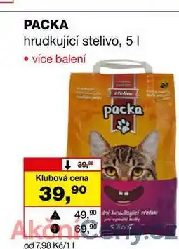 Barvy a laky drogerie PACKA hrudkující stelivo, 5l nabídka