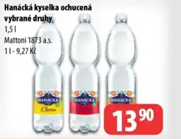 Hanácká kyselka ochucená vybrané druhy