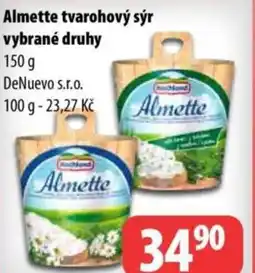 Partner Maloobchodní síť Almette tvarohový sýr vybrané druhy nabídka