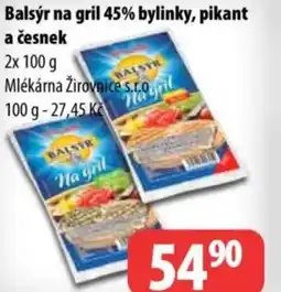 Balsýr na gril 45% bylinky, pikant a česnek