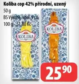 Partner Maloobchodní síť KOLIBA Cop 42% přírodní, uzený nabídka