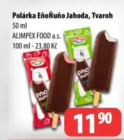 Partner Maloobchodní síť Polárka eňoňuňo jahoda, tvaroh nabídka