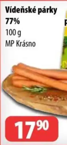 Vídeňské párky 77%