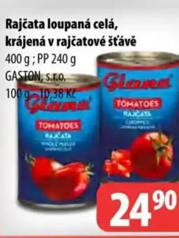 Partner Maloobchodní síť Rajčata loupaná celá, krájená v rajčatové šťávě nabídka