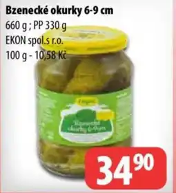 Partner Maloobchodní síť Bzenecké okurky 6-9 cm nabídka