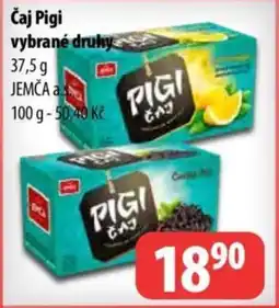 Partner Maloobchodní síť ČAJ PIGI Vybrané druhy nabídka