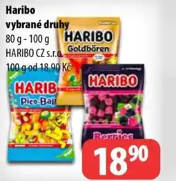 Partner Maloobchodní síť HARIBO Vybrané druhy nabídka