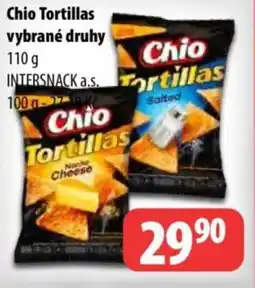 Partner Maloobchodní síť CHIO Tortillas vybrané druhy nabídka