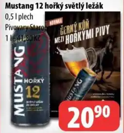 Partner Maloobchodní síť Mustang 12 hořký světlý ležák nabídka