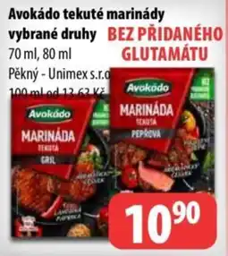 Partner Maloobchodní síť Avokádo tekuté marinády vybrané druhy nabídka
