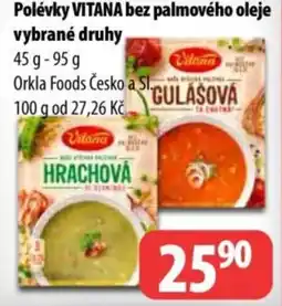 Partner Maloobchodní síť Polévky vitana bez palmového oleje vybrané druhy nabídka