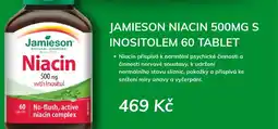 Alphega Lékárna JAMIESON Niacin 500mg s inositolem 60 tablet nabídka