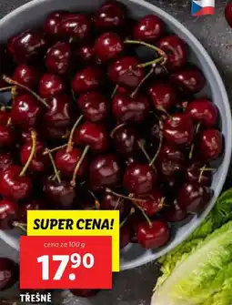 Lidl TŘEŠNĚ, cena za 100 g nabídka