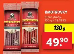Lidl KMOTROVKY, 130 g nabídka