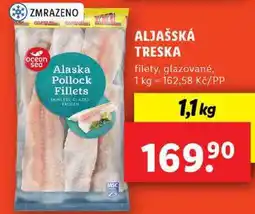 Lidl ALJAŠSKÁ TRESKA, 1,1 kg nabídka