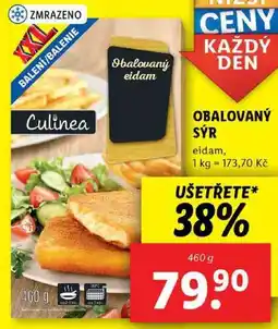 Lidl OBALOVANÝ SÝR, 460 g nabídka