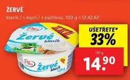 Lidl ŽERVÉ, 120 g nabídka