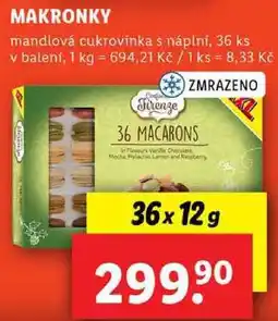 Lidl MAKRONKY, 36x 12 g nabídka
