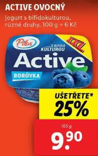 Lidl ACTIVE OVOCNÝ, 165 g nabídka