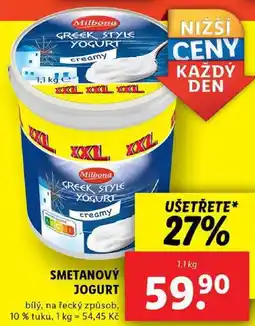 Lidl SMETANOVÝ JOGURT, 1,1 kg nabídka